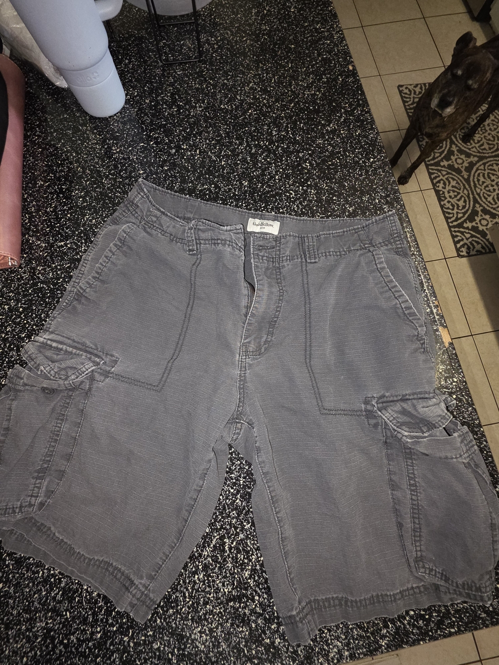 Goodfellow & Co Faded Gray Cargo Shorts